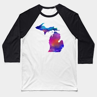 Watercolor Michigan | Stickers and More | Cherie's Art(c)2021 Baseball T-Shirt